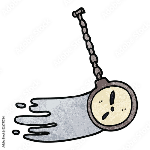 cartoon doodle hypnotist watch