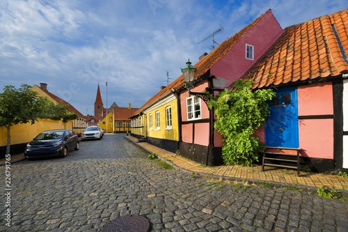 Traditional colorful half-t...