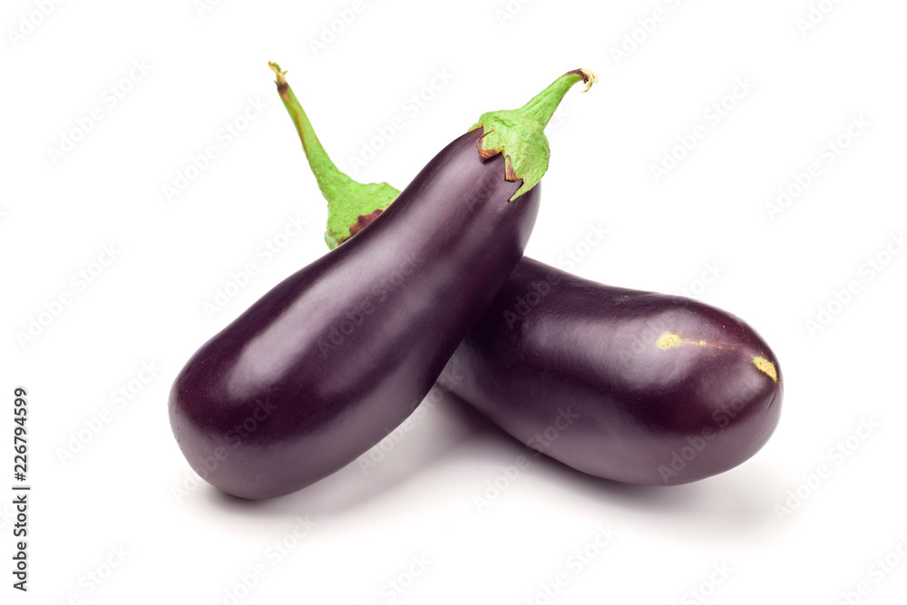 Eggplant isolated on white background Eggplant isolated on white background