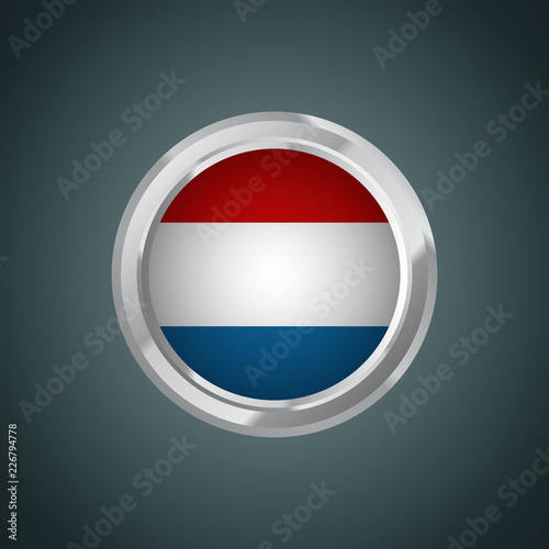 Free Download Netherlands Round flag vector drawing - GFXLoad