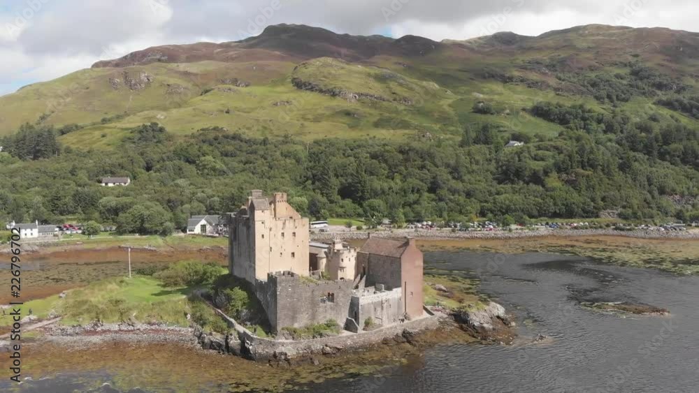 Luftaufnahmen von Eilean Donan Castle Luftaufnahmen von Eilean Donan Castle