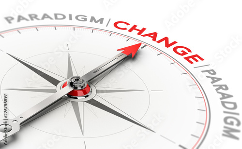 Paradigm shift, disruptive change in technology or science