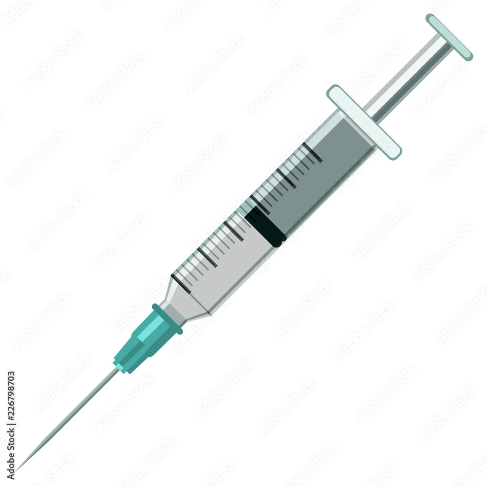 Medical Syringe needle injector application device with vile ...