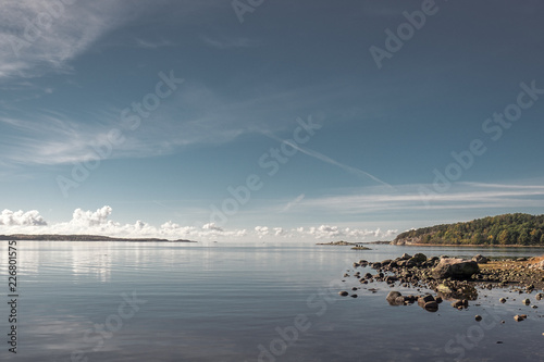 Paisajes de otoño soleado