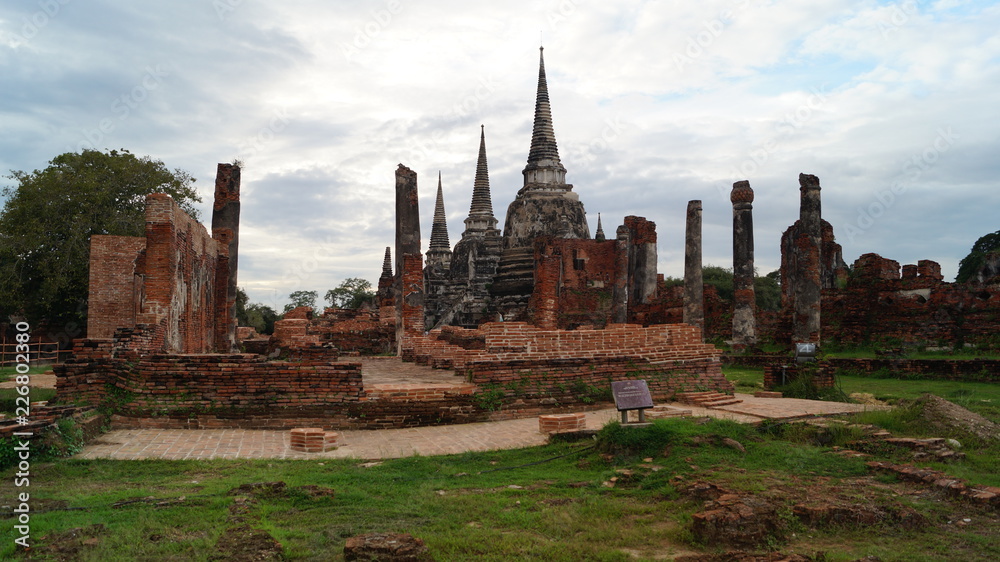 Obraz premium Ruines d'Ayutthaya