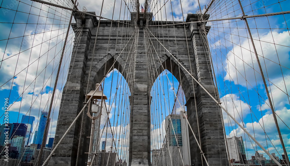 Obraz premium Brooklyn Bridge in New York City USA