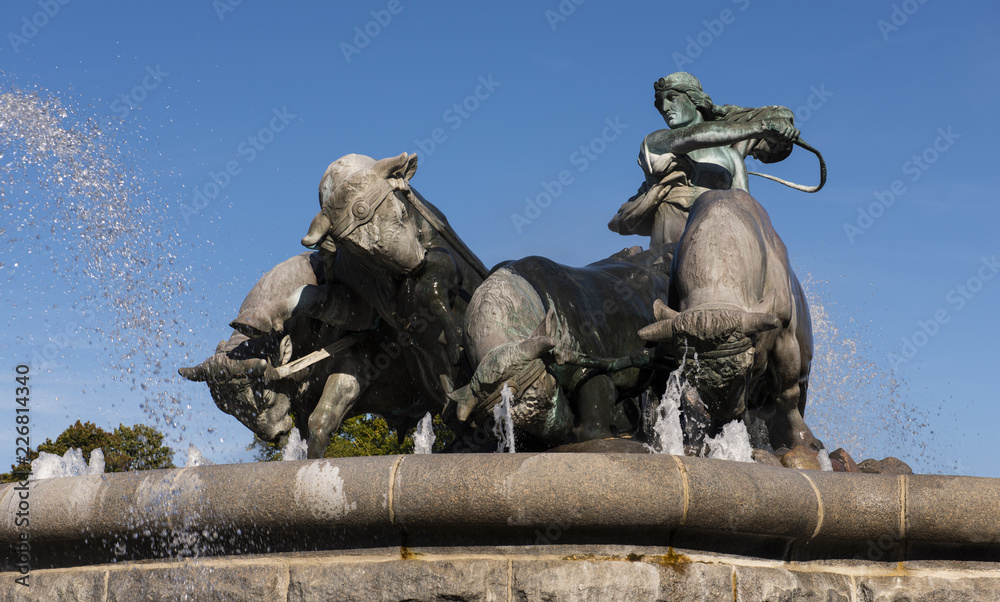 Gefion Fountain Denmark Copenhagen