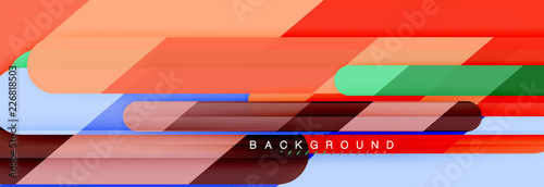 Abstract colorful lines, modern geometric background design