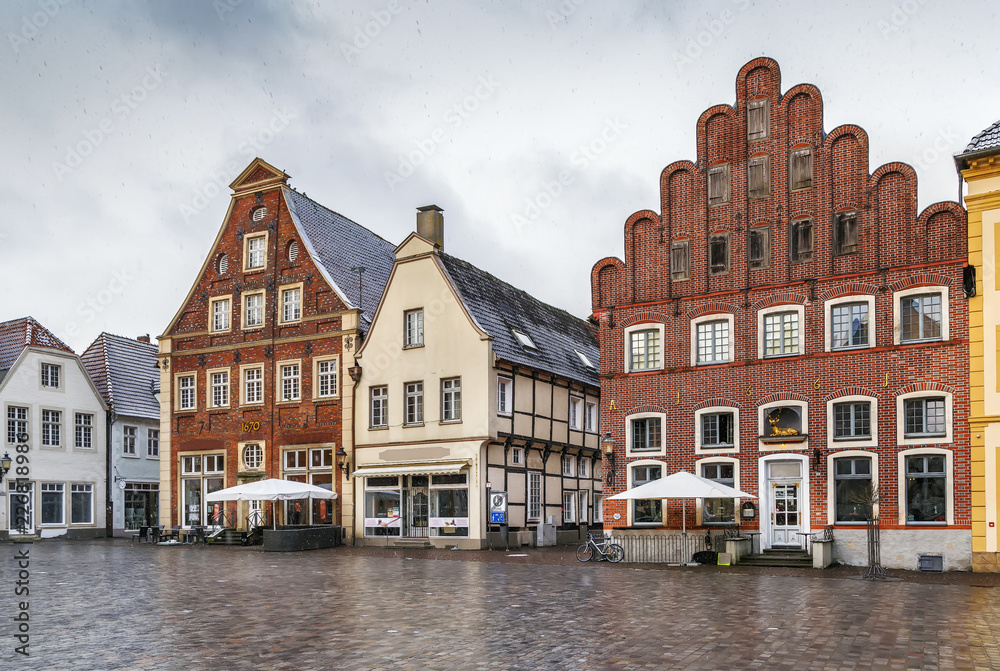 Historical market square, Warendorf, Germany
