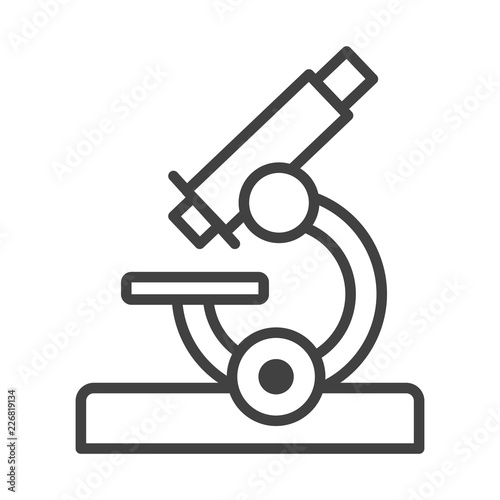 Microscope scientific symbol