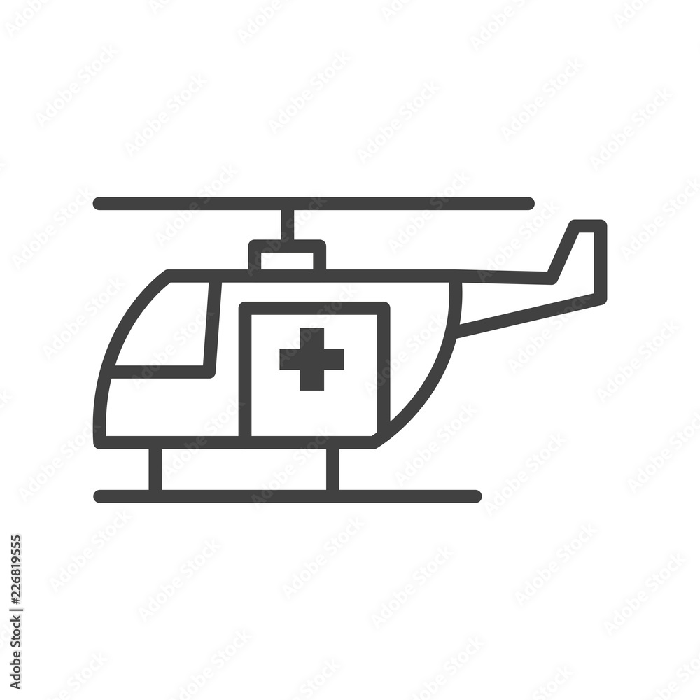 Helicopter aircraft symbol