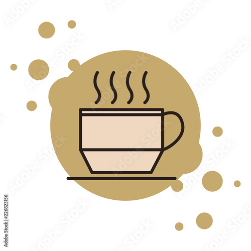 Hot coffeee cup