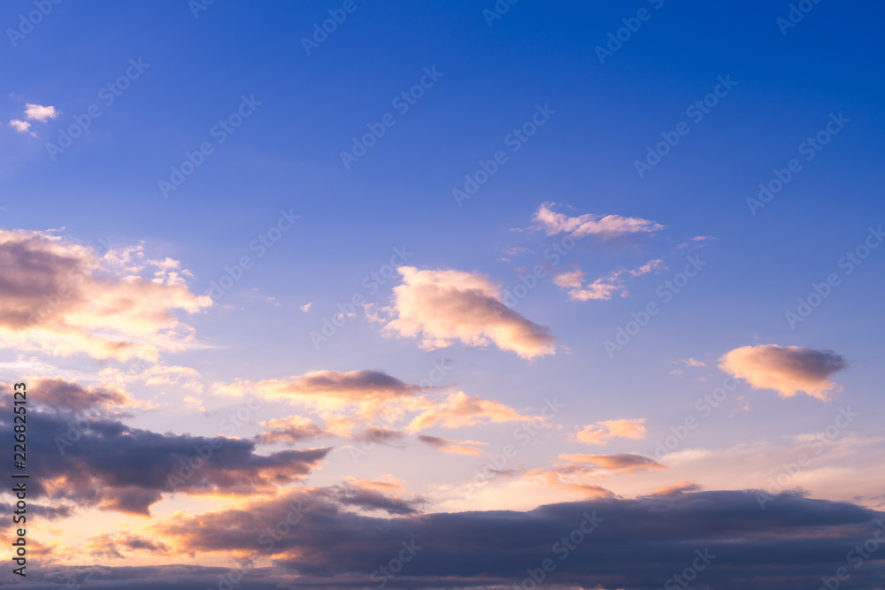 Obraz premium Sunset Sky Background