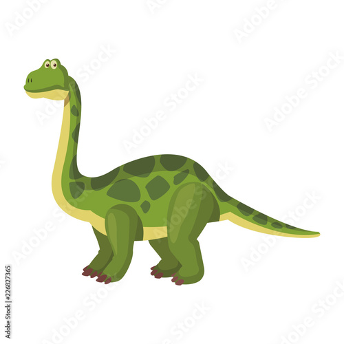 Brontosaurus dinosaur cartoon © Jemastock