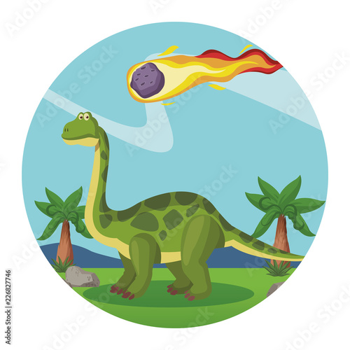 Brontosaurus dinosaur cartoon