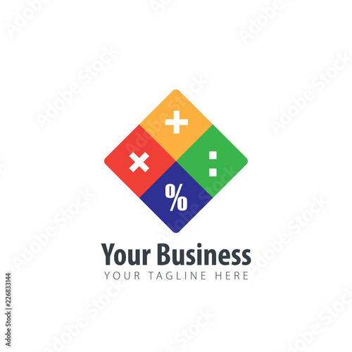 Accounting Design Logo. Concept for Finance Company