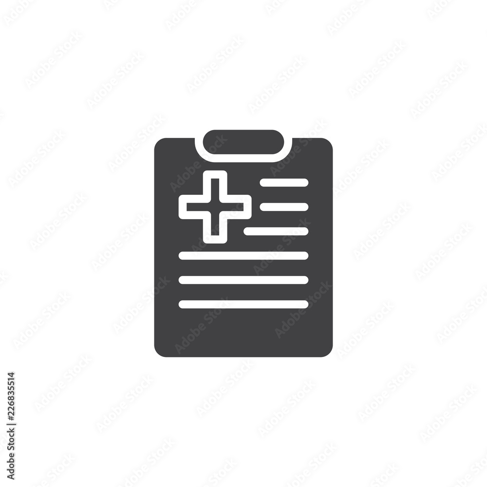 Medical history vector icon. filled flat sign for mobile concept and web design. medical report clipboard simple solid icon. Diagnose result symbol, logo illustration. Pixel perfect vector graphics Medical history vector icon. filled flat sign for mobile concept and web design. medical report clipboard simple solid icon. Diagnose result symbol, logo illustration. Pixel perfect vector graphics