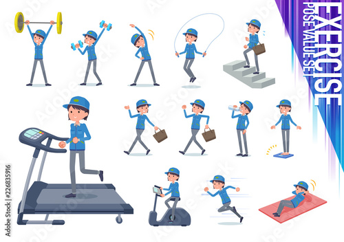 flat type Delivery women_exercise
