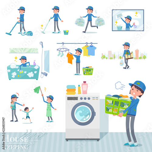 flat type Delivery women_housekeeping