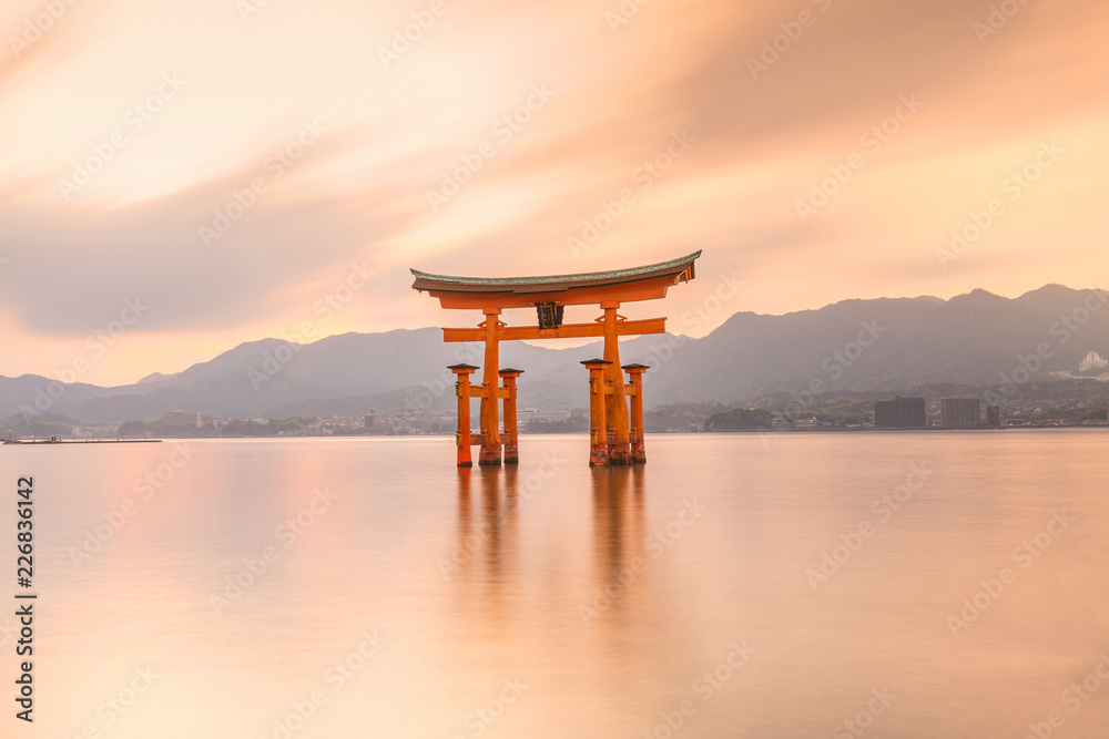 Miyajima Island, The famous Floating Torii gate Miyajima Island, The famous Floating Torii gate