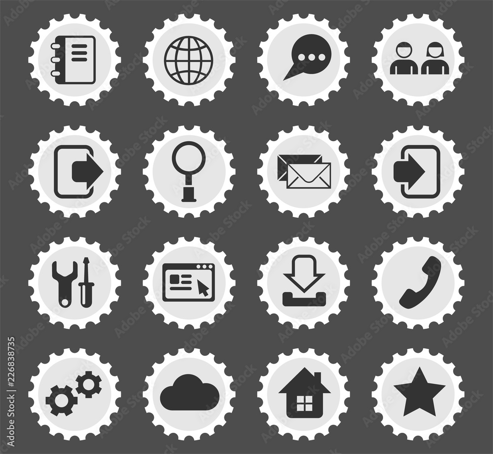 web tools icon set web tools icon set