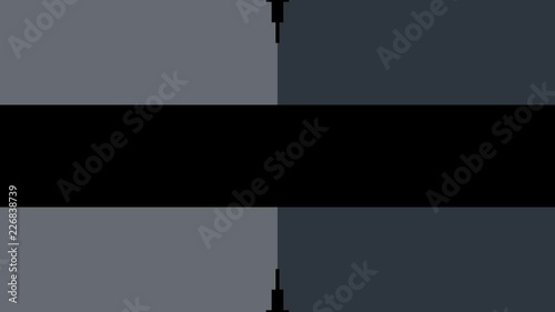 Animation Transition Pixel Square blue gray and black olors photo