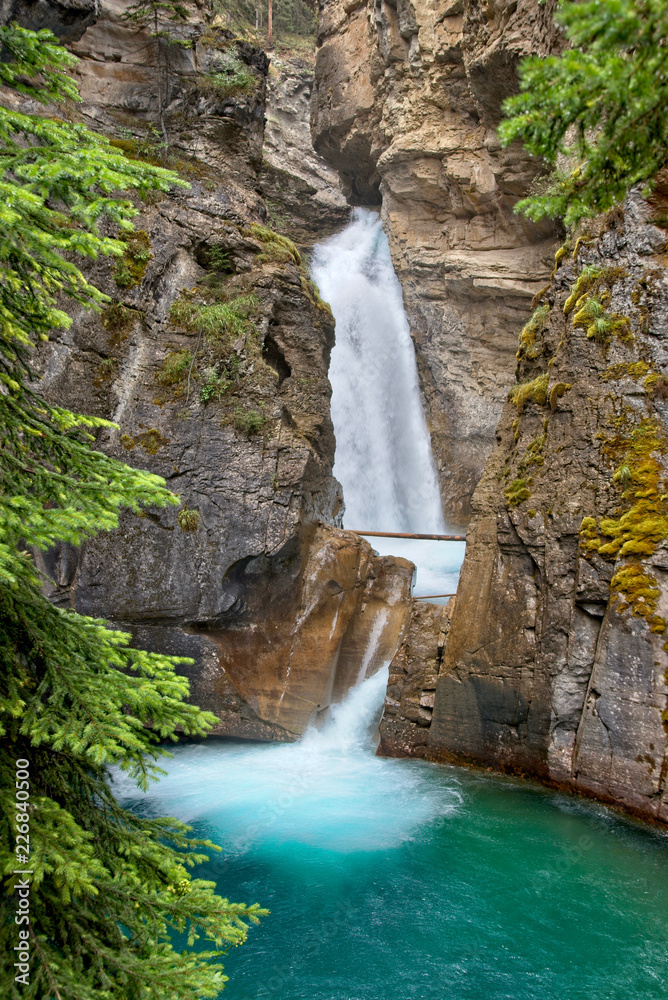 Lower Falls in Johnston Canyon, Banff National Park