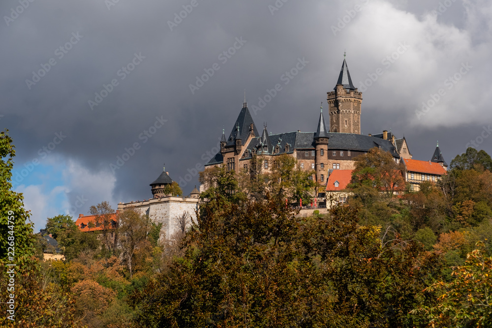 Blick auf das Schloss Wernigerode