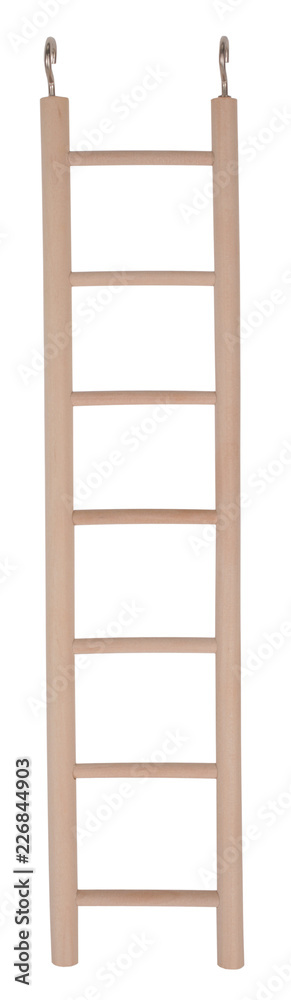 Simple handmade wooden ladder