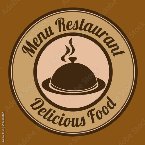 Restaurant design icom vector ilstration