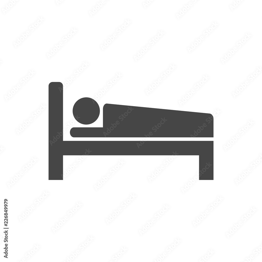 Hospital bed icon, bed icon symbol sleep night hotel motel Hospital bed icon, bed icon symbol sleep night hotel motel