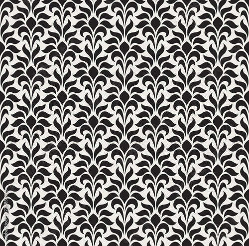 Vector abstract arabesque seamless pattern. Geometric classic background. Vintage art deco texture.