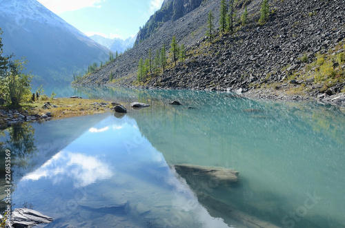 Big Shavlinskoe lake, Altai Republic, Russia photo