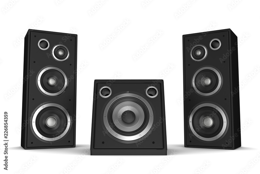 speaker concept 3d illustration speaker concept 3d illustration
