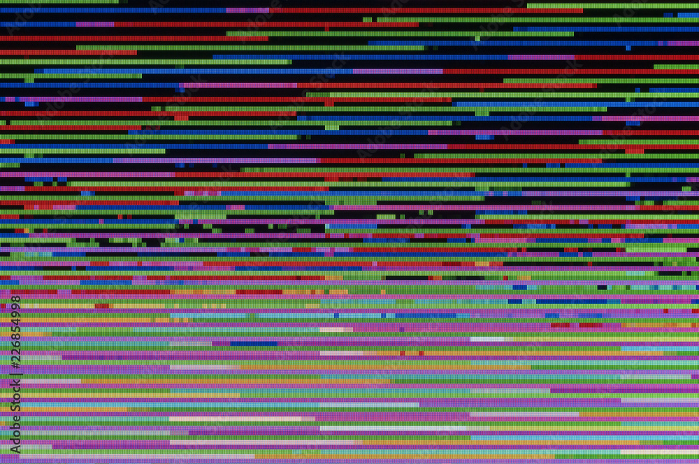Pixel pattern of a digital glitch / Abstract background, pattern of a digital glitch.