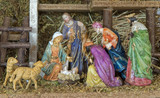 Christmas - Holy family in Bethlehem