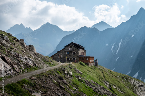 house in the mountains