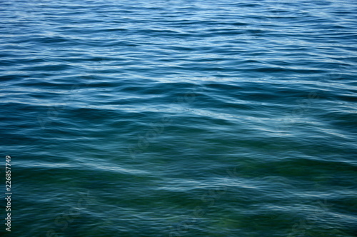 Blue sea with waves