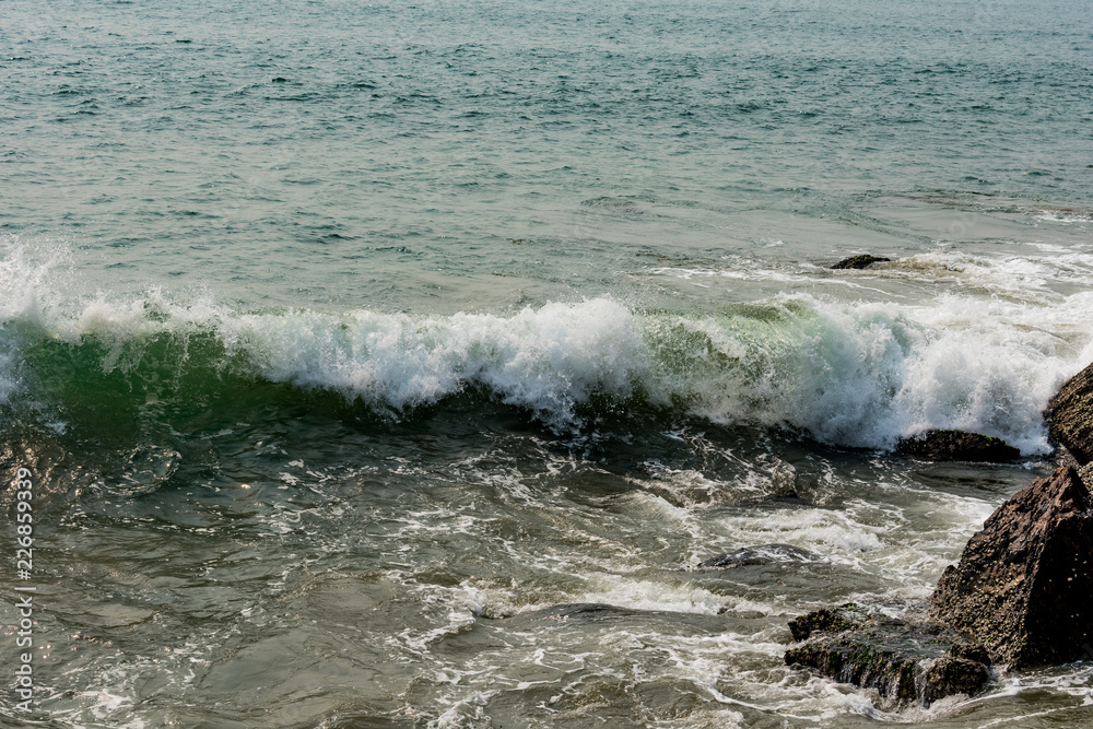 sea shore looking awesome at yarada beach, visakhapatnam, india. sea shore looking awesome at yarada beach, visakhapatnam, india.