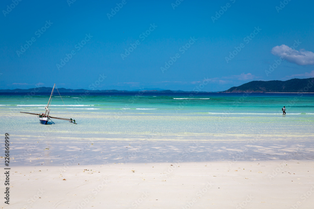 Tropical island paradise of Nosy Iranja, near Nosy Be in Madagascar. Tropical island paradise of Nosy Iranja, near Nosy Be in Madagascar.