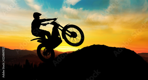 Photos Motorbike trial rider