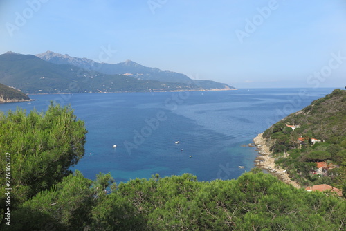 Elba - Biodola Bucht mit Monte Capanne