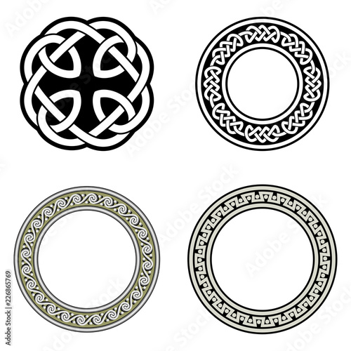Celtic ornaments. Isolated vector