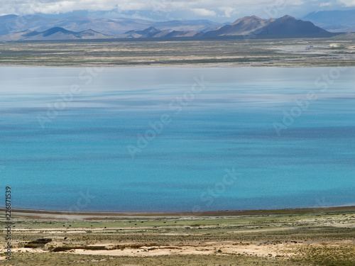 lake and mountains