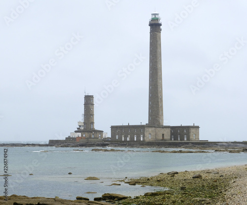 Lighthouse in Normandy - Phare de Gatteville, Barfleur, Basse Normandy, France.