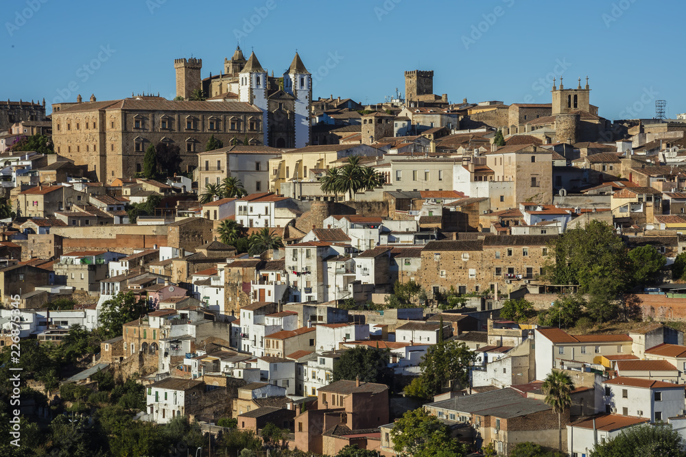 A Jewish quarter in a town of Caceres in Extremadura region, Spain