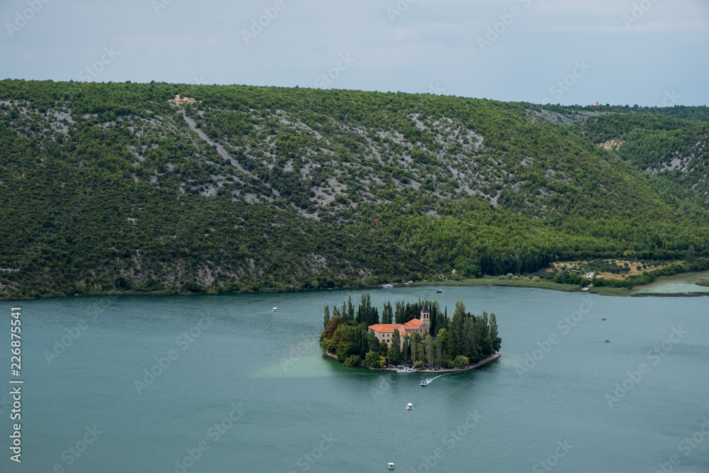 Visovac Island, Croatia Visovac Island, Croatia
