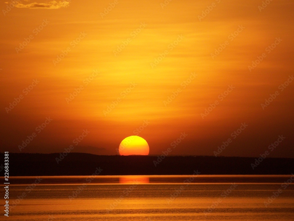 Sunset over Lake Langano, Ethiopia