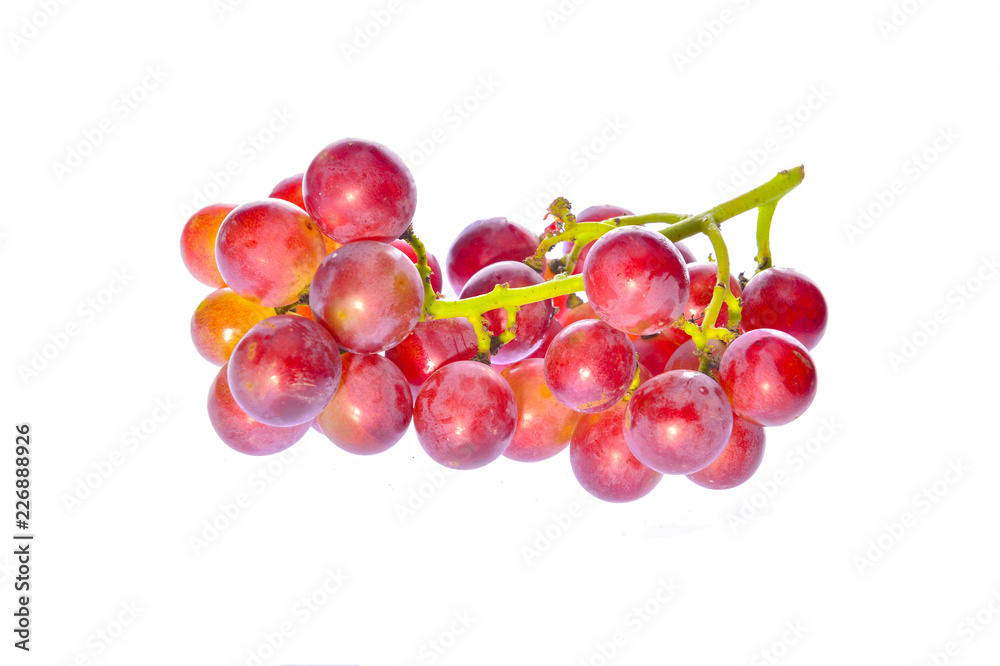 Grapes, isolated on a white background