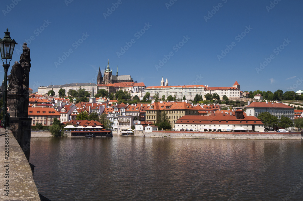 View on Hradcany from Charles Bridge